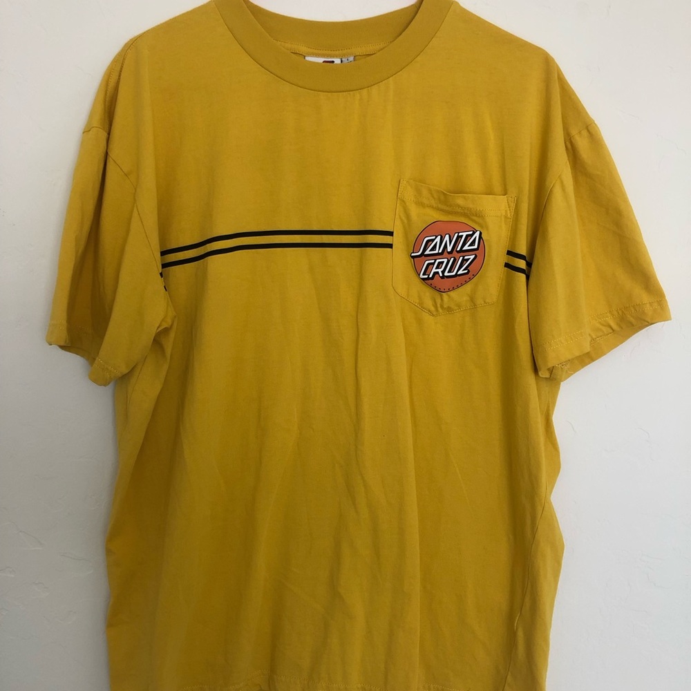 Yellow classic Santa Cruz T shirt